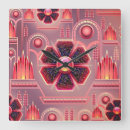 Recherche de motif floral vintage horloges Géométrique