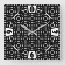 Zoek naar groene strepen klokken Geometrisch