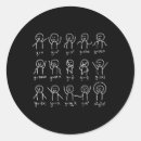 Recherche de sketch autocollants Danser