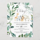Zoek naar wild animal baby shower invitations Safari