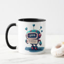 Recherche de robot mignon tasses Coeur