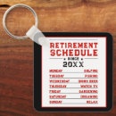 Recherche de pension porteclés Parti de retraite