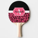 Recherche de léopard raquettes ping pong Rose