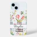Recherche de décor de fleur iphone coques Pour elle