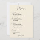 Recherche de modèle de menu mariage invitations Élégant