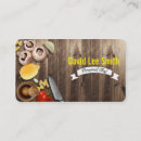 Recherche de services personnels cartes visite Chef