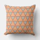 Recherche de saumon foncé coussins Motif