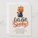 Recherche de citrouille de chat halloween invitations Toute personne