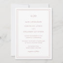 Recherche de rose mariage invitations Classique