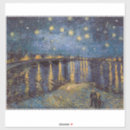 Recherche de le rhône autocollants Vincent van gogh