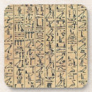 Recherche de hiéroglyphe dessous de verres Égypte