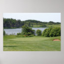 Recherche de trou de golf posters Drapeau
