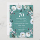 Recherche de blanc turquoise invitations Soixante