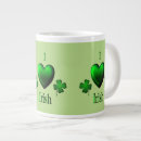 Recherche de coeur irlandais tasses Trèfle
