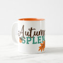 Recherche de feuille de feuille de chêne tasses Couleurs d'automne