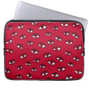 Zoek naar ogen laptop sleeves Rood