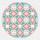 Recherche de motif bohème autocollants Bleu