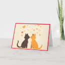 Recherche de amour de chat vœux cartes Cœurs
