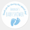 Recherche de pieds de bébé bleu autocollants Baby boy