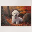 Recherche de frise de bichon puzzles Chien