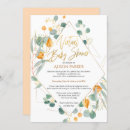 Recherche de nature baby shower invitations Aquarelle