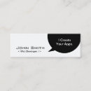 Recherche de développement cartes visite Développeur web