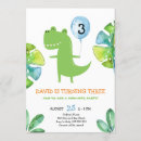 Recherche de de t rex anniversaire invitations Dinosaures