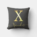 Recherche de lettre x coussins Moderne