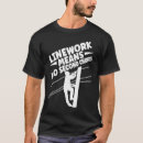 Recherche de powerline tshirts Électricien