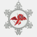 Recherche de diable ornements Rouge