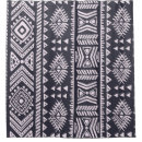 Recherche de motif tribal ethnique africain rideaux douche Dessiné à la main