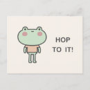 Recherche de grenouille mignonne cartes postales Kawaii