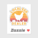 Zoek naar kip en ei stickers Vintage