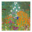 Recherche de klimt posters Jardin fleuri