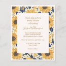 Recherche de douche nuptiale de tournesol bleu invitations Rustique