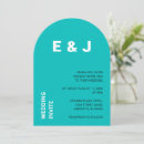 Recherche de bleu turquoise et blanc mariage invitations Invités