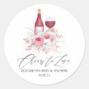 Recherche de blush bridal shower autocollants Or rose