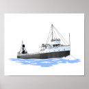 Recherche de bateau de cargo posters Grands lacs