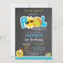 Recherche de splash party invitations Tableau noir