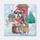Zoek naar schnauzers magneten Kerstmis
