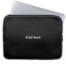 Zoek naar tekst ontwerp laptop sleeves Zwart