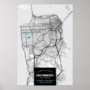 Recherche de cartes par emplacement posters San francisco