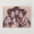 Recherche de fille geisha cartes postales Japonaise