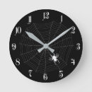 Zoek naar spiderwebs klokken Halloween