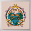 Zoek naar aarde posters Hippie