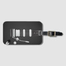 Recherche de guitare bagages étiquettes Musicien