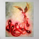 Recherche de phoenix bird posters Red