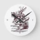 Recherche de lapin blanc horloges Vintage