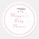 Recherche de pois rose et blanc autocollants Mother to be