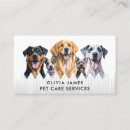 Recherche de animal sitting cartes visite Promenade de chien